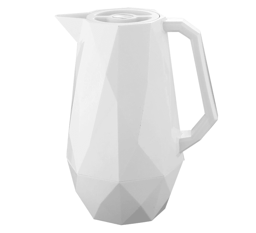 1.0L Stainless Steel Tea Pot Vacuum Flasks -White