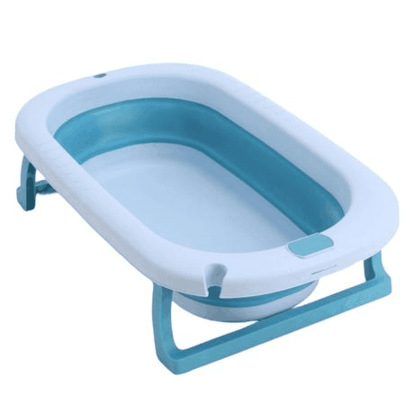 0-5 years Baby Bath Tub -Mini Portable Bath Tub -Standing Tub-Lightweight - Blue